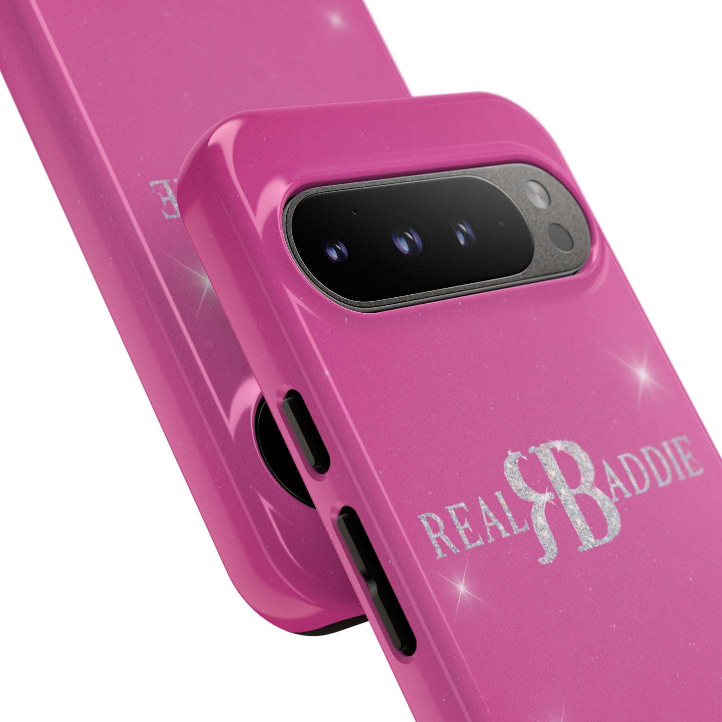 Real Baddie Tough Phone Case — Hot Pink Protective Case