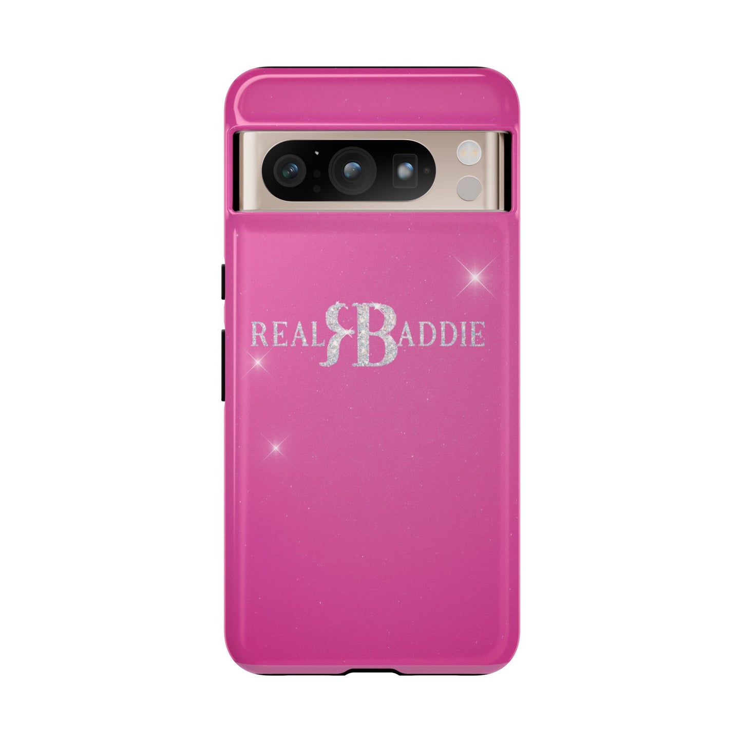 Real Baddie Tough Phone Case — Hot Pink Protective Case