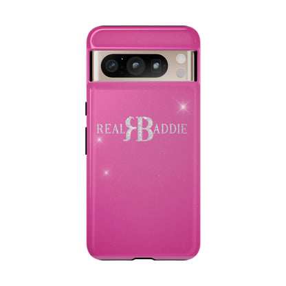 Real Baddie Tough Phone Case — Hot Pink Protective Case