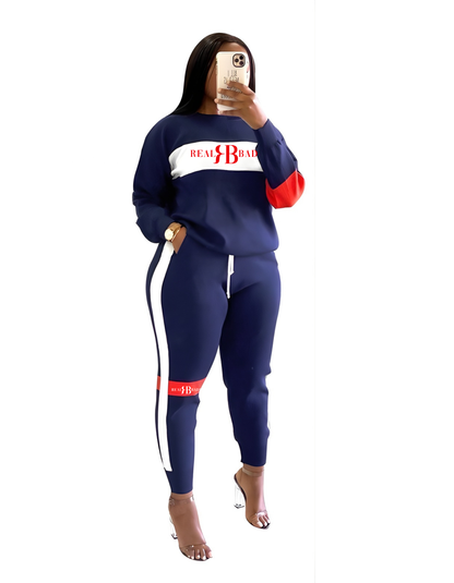 Color Block Confidence 2-Piece Tracksuit