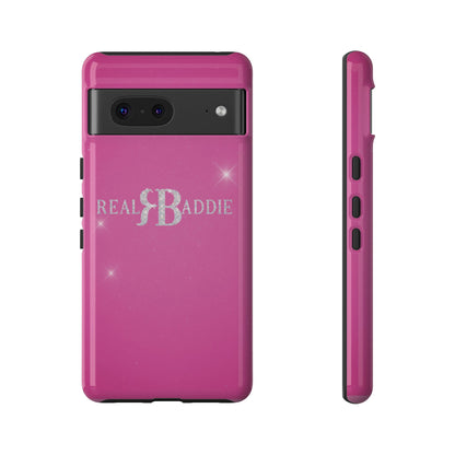 Real Baddie Tough Phone Case — Hot Pink Protective Case