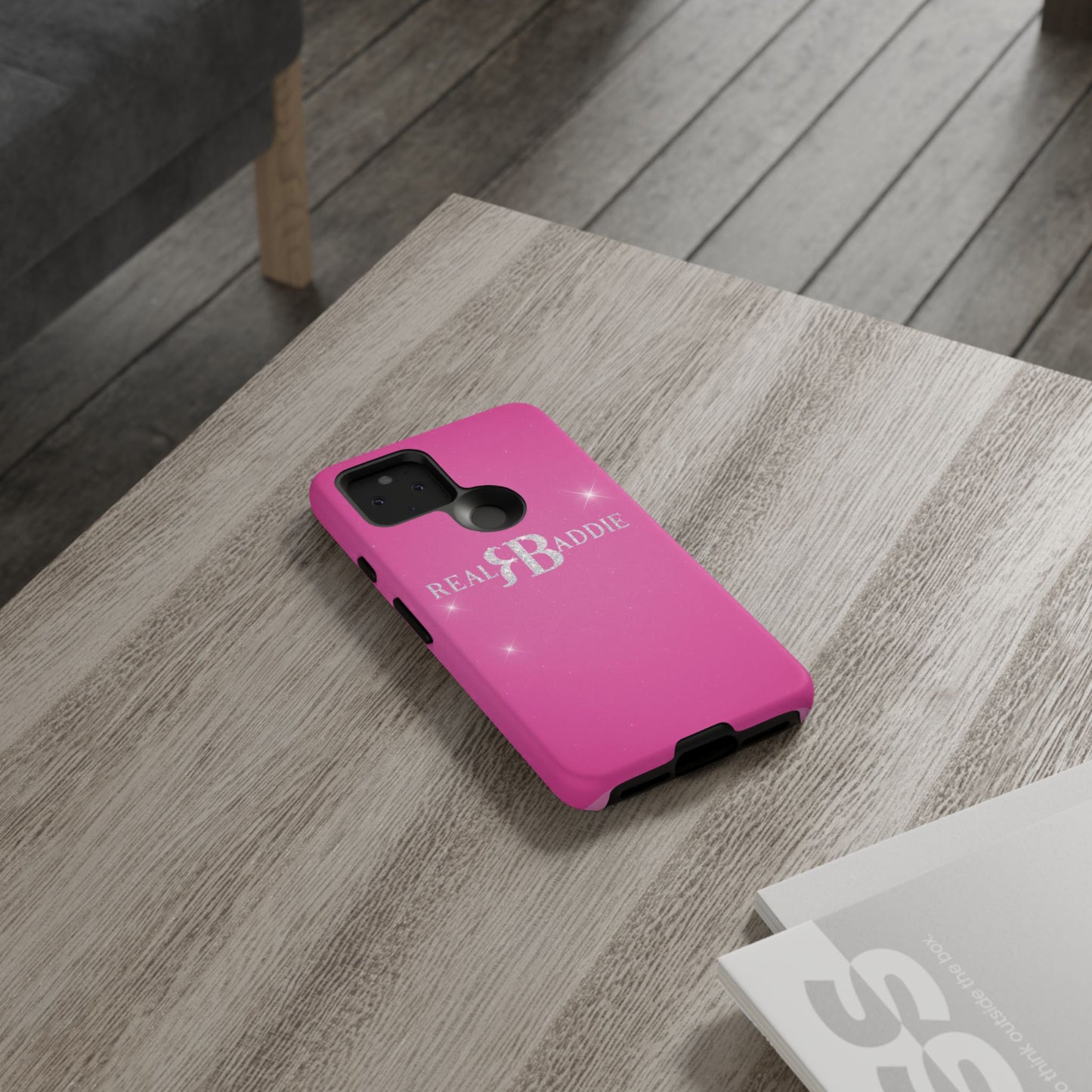 Real Baddie Tough Phone Case — Hot Pink Protective Case