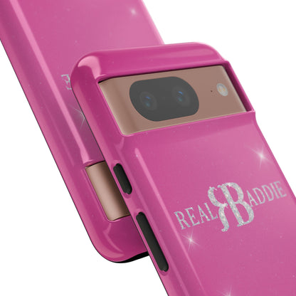 Real Baddie Tough Phone Case — Hot Pink Protective Case