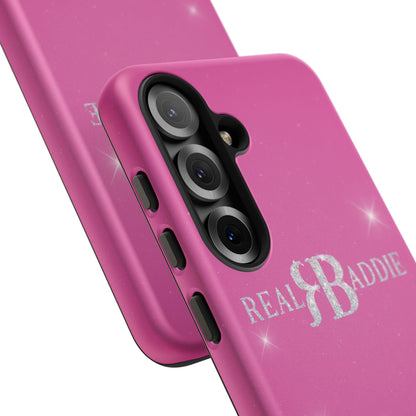 Real Baddie Tough Phone Case — Hot Pink Protective Case