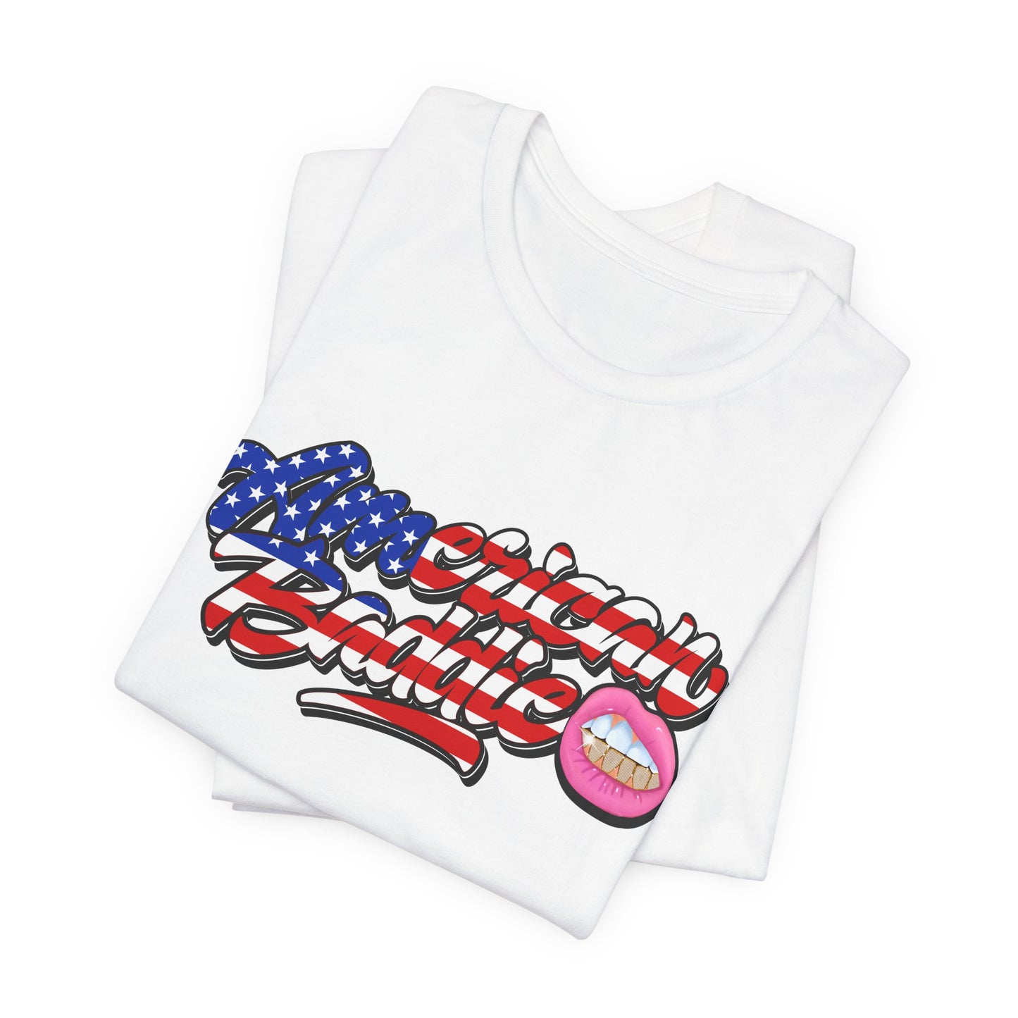 American Baddie Stripes Short Sleeve Tee