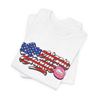 American Baddie Stripes Short Sleeve Tee