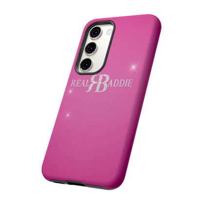 Real Baddie Tough Phone Case — Hot Pink Protective Case