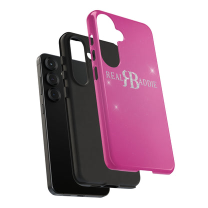 Real Baddie Tough Phone Case — Hot Pink Protective Case