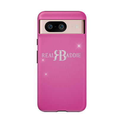 Real Baddie Tough Phone Case — Hot Pink Protective Case