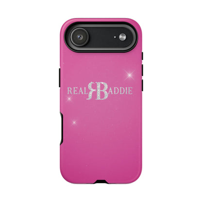 Real Baddie Tough Phone Case — Hot Pink Protective Case