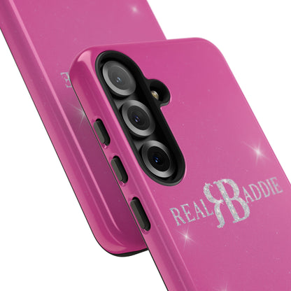 Real Baddie Tough Phone Case — Hot Pink Protective Case
