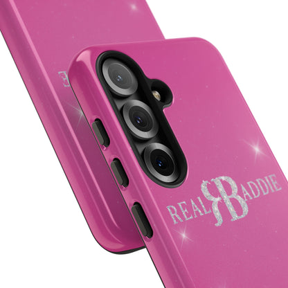 Real Baddie Tough Phone Case — Hot Pink Protective Case