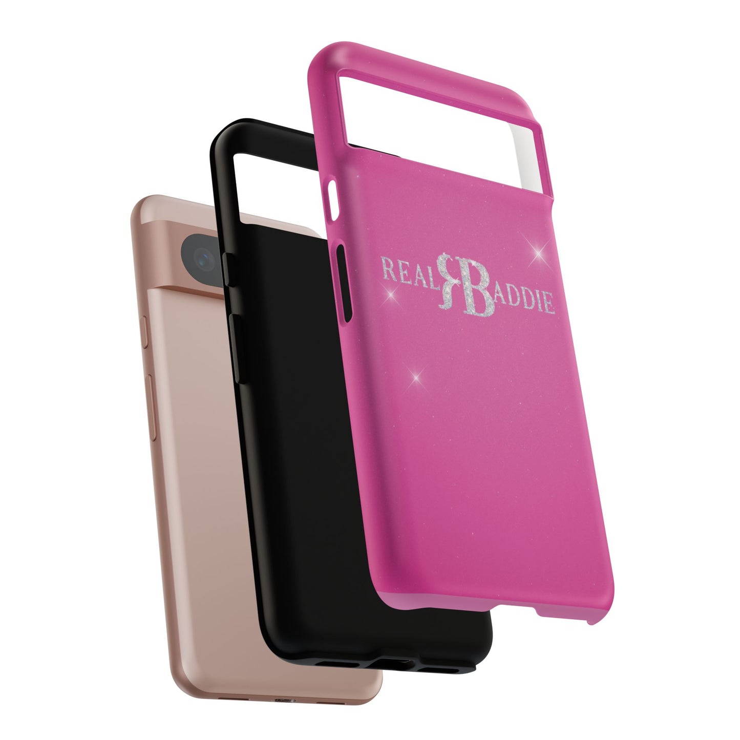 Real Baddie Tough Phone Case — Hot Pink Protective Case