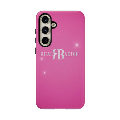 Real Baddie Tough Phone Case — Hot Pink Protective Case