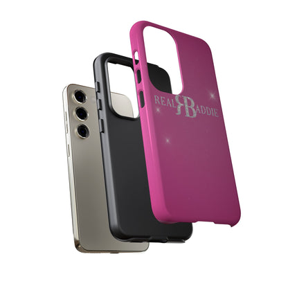 Real Baddie Tough Phone Case — Hot Pink Protective Case