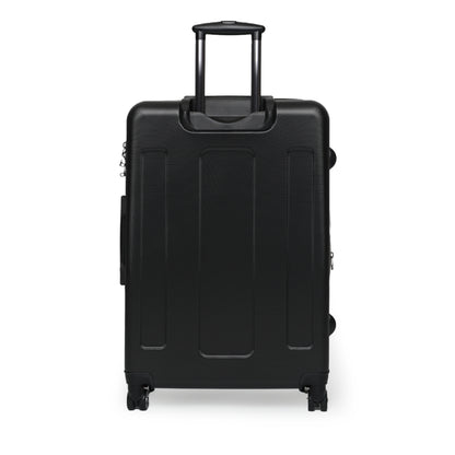 Real Baddie Pink Carry-On Suitcase — Sparkle Travel Luggage