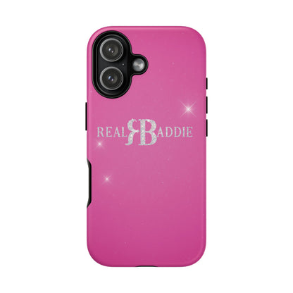 Real Baddie Tough Phone Case — Hot Pink Protective Case