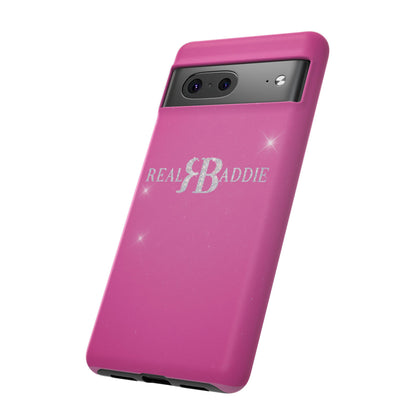 Real Baddie Tough Phone Case — Hot Pink Protective Case