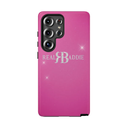 Real Baddie Tough Phone Case — Hot Pink Protective Case