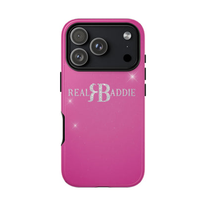 Real Baddie Tough Phone Case — Hot Pink Protective Case