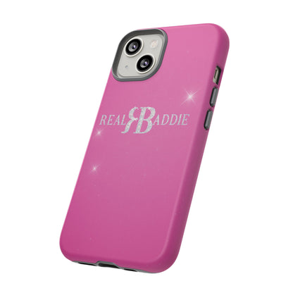 Real Baddie Tough Phone Case — Hot Pink Protective Case