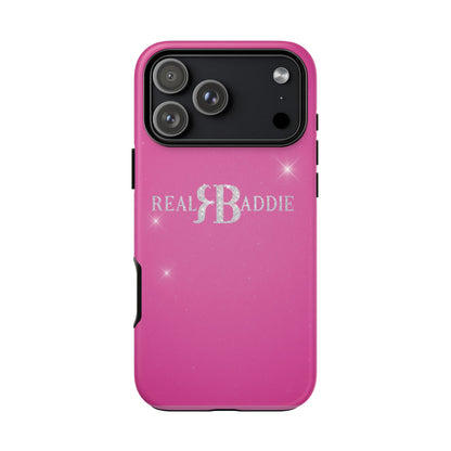 Real Baddie Tough Phone Case — Hot Pink Protective Case