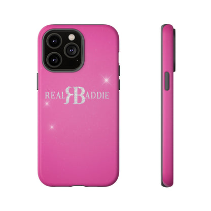 Real Baddie Tough Phone Case — Hot Pink Protective Case