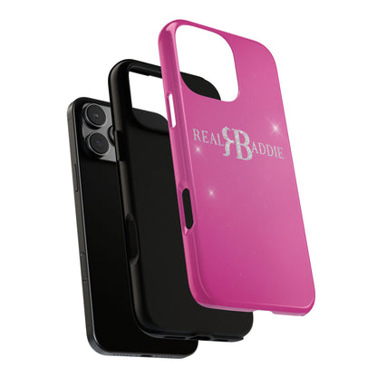 Real Baddie Tough Phone Case — Hot Pink Protective Case