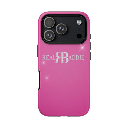 Real Baddie Tough Phone Case — Hot Pink Protective Case