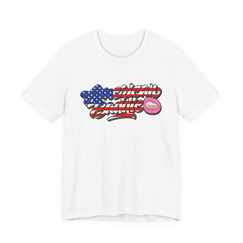 American Baddie Stripes Short Sleeve Tee