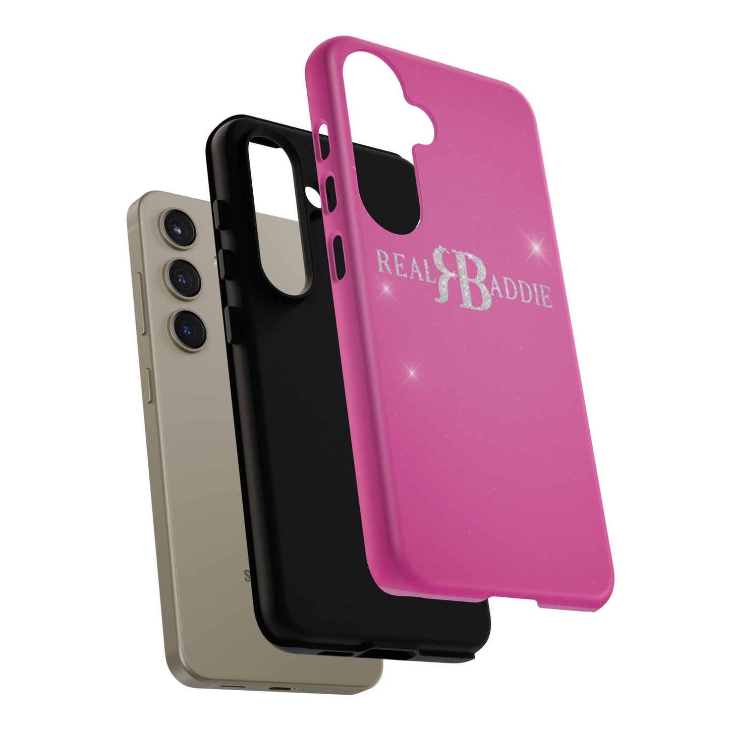 Real Baddie Tough Phone Case — Hot Pink Protective Case