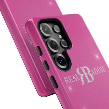 Real Baddie Tough Phone Case — Hot Pink Protective Case