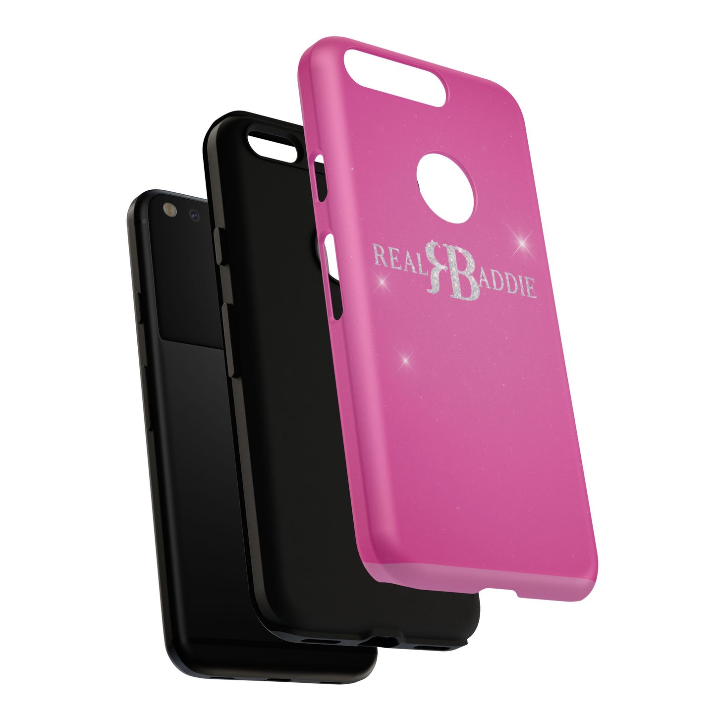 Real Baddie Tough Phone Case — Hot Pink Protective Case