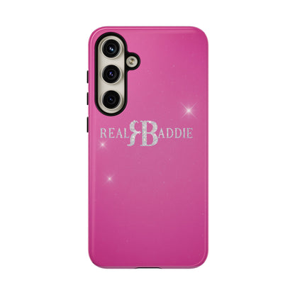 Real Baddie Tough Phone Case — Hot Pink Protective Case
