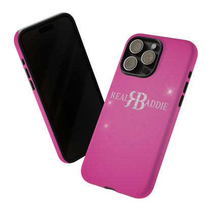 Real Baddie Tough Phone Case — Hot Pink Protective Case