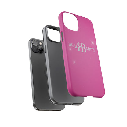Real Baddie Tough Phone Case — Hot Pink Protective Case