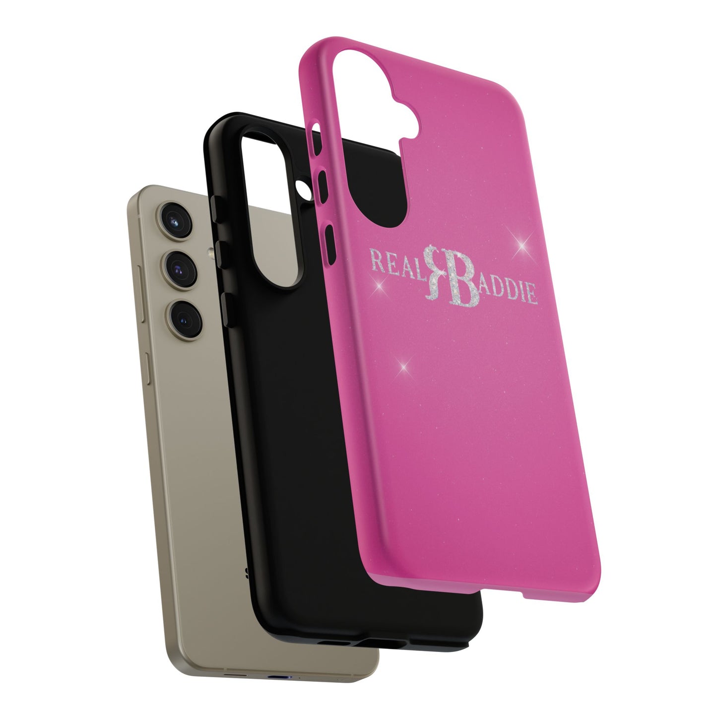 Real Baddie Tough Phone Case — Hot Pink Protective Case