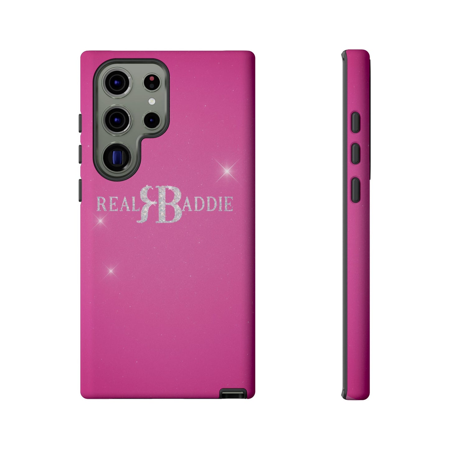 Real Baddie Tough Phone Case — Hot Pink Protective Case