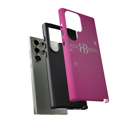 Real Baddie Tough Phone Case — Hot Pink Protective Case