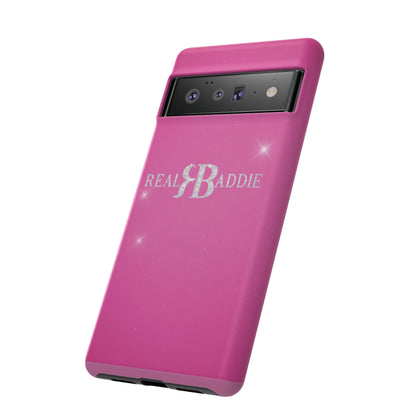 Real Baddie Tough Phone Case — Hot Pink Protective Case