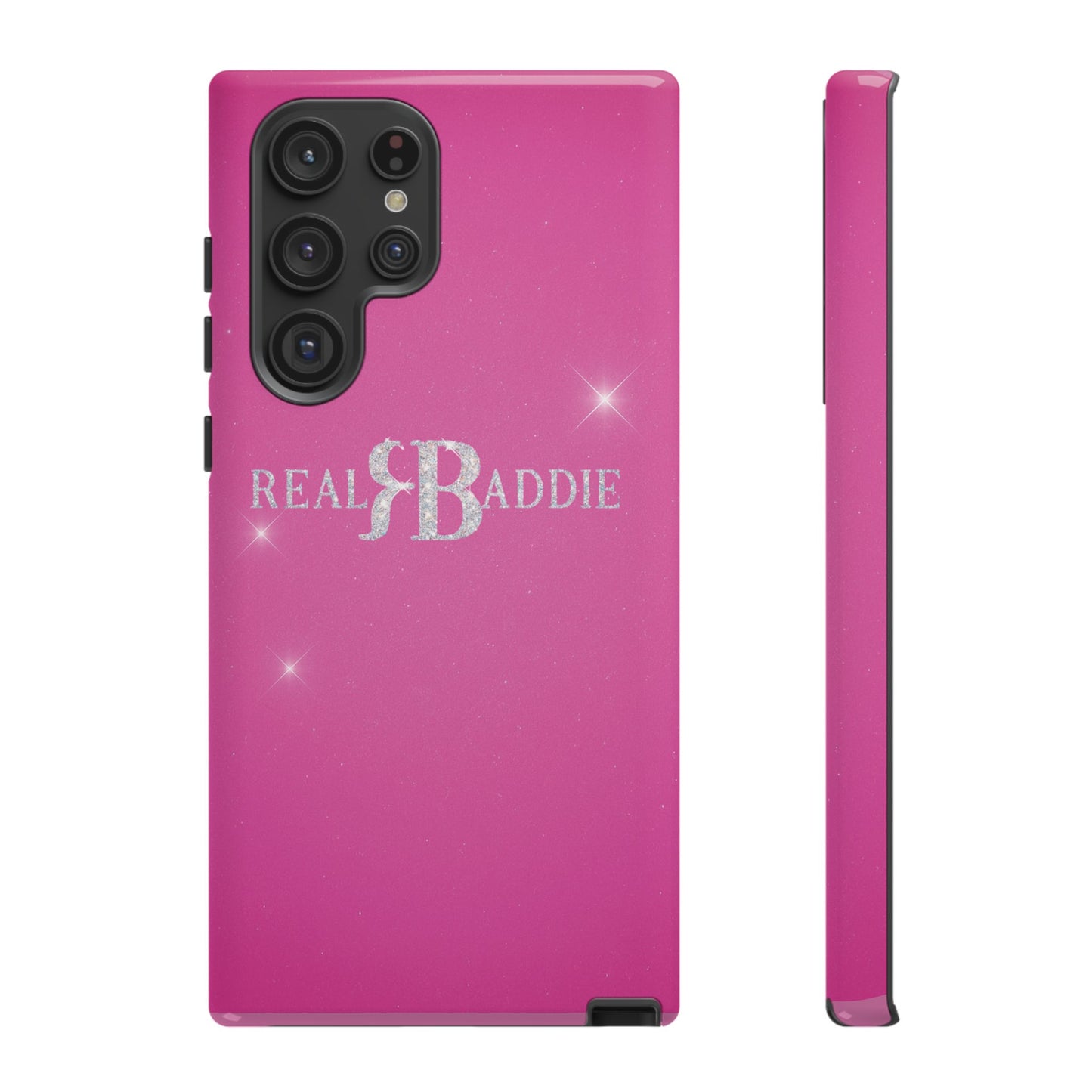 Real Baddie Tough Phone Case — Hot Pink Protective Case