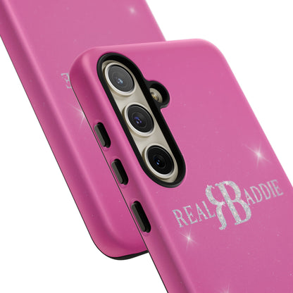 Real Baddie Tough Phone Case — Hot Pink Protective Case