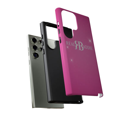 Real Baddie Tough Phone Case — Hot Pink Protective Case