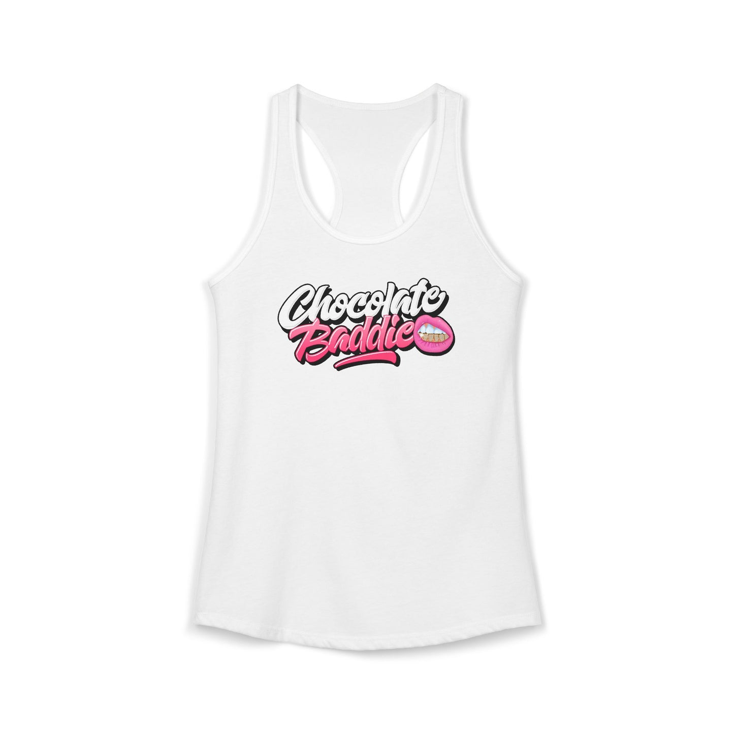 Chocolate Baddie Women's Ideal Racerback Tank