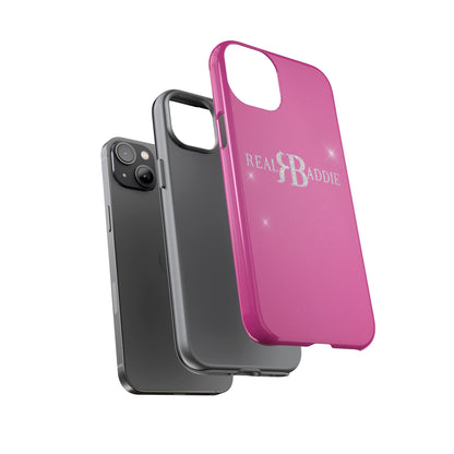 Real Baddie Tough Phone Case — Hot Pink Protective Case