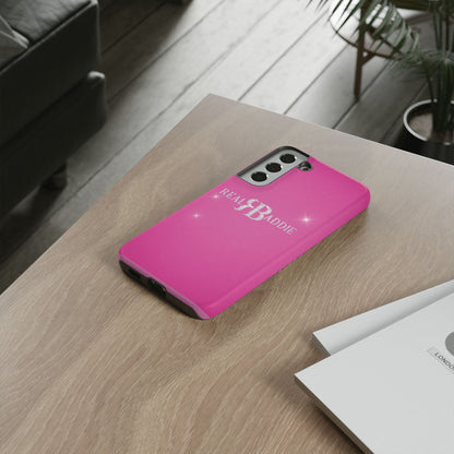 Real Baddie Tough Phone Case — Hot Pink Protective Case