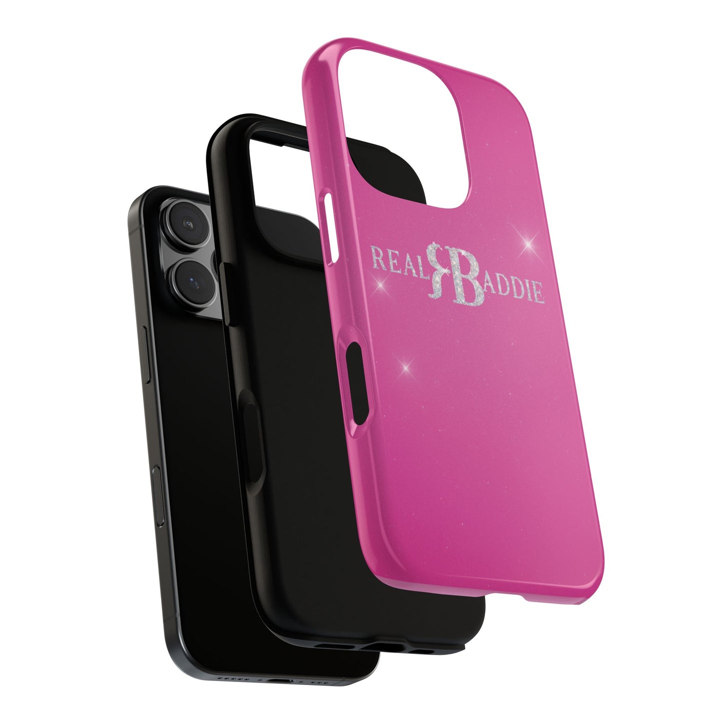 Real Baddie Tough Phone Case — Hot Pink Protective Case
