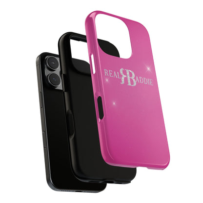 Real Baddie Tough Phone Case — Hot Pink Protective Case