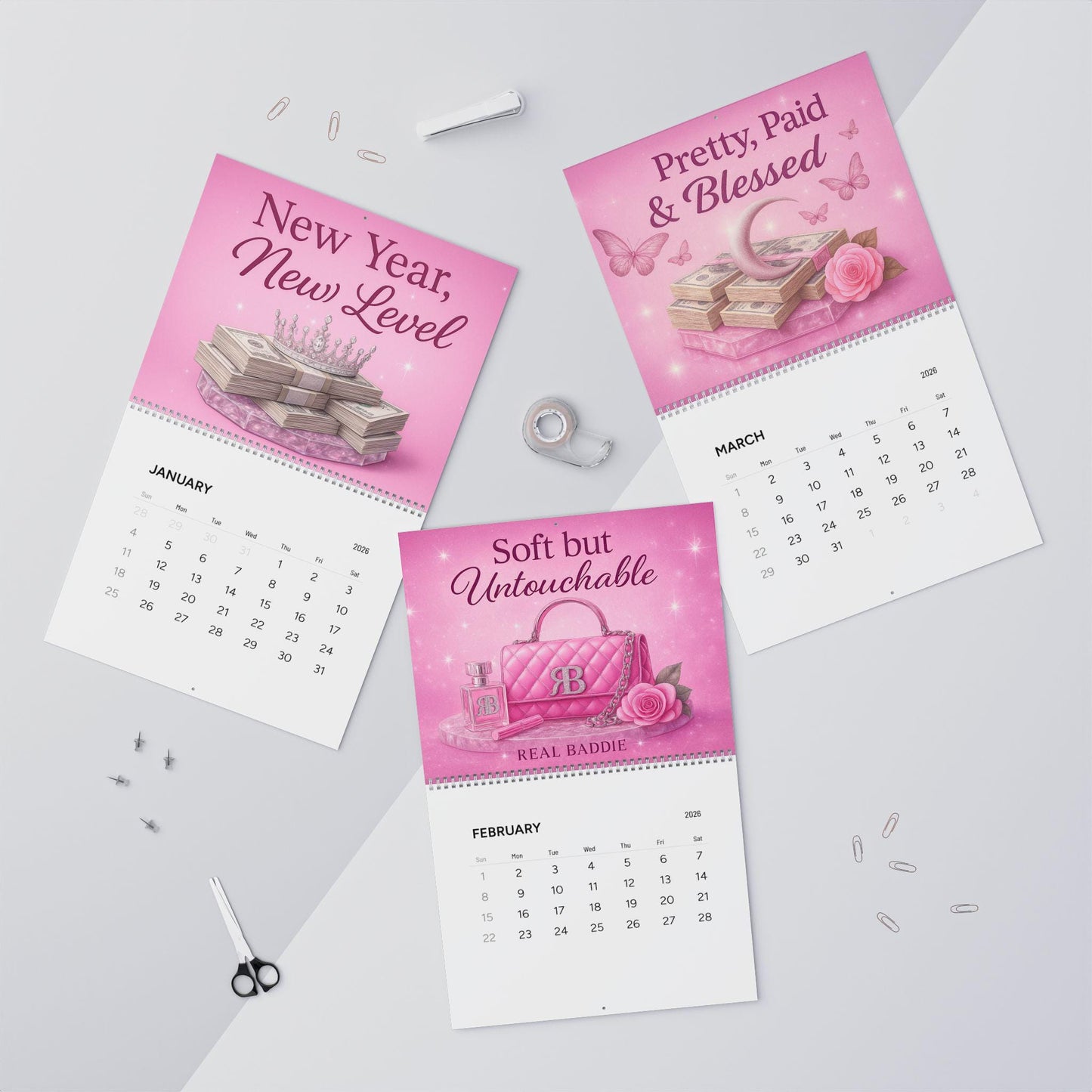 2026 Wall Calendar | Monthly Planner with Vibrant Images