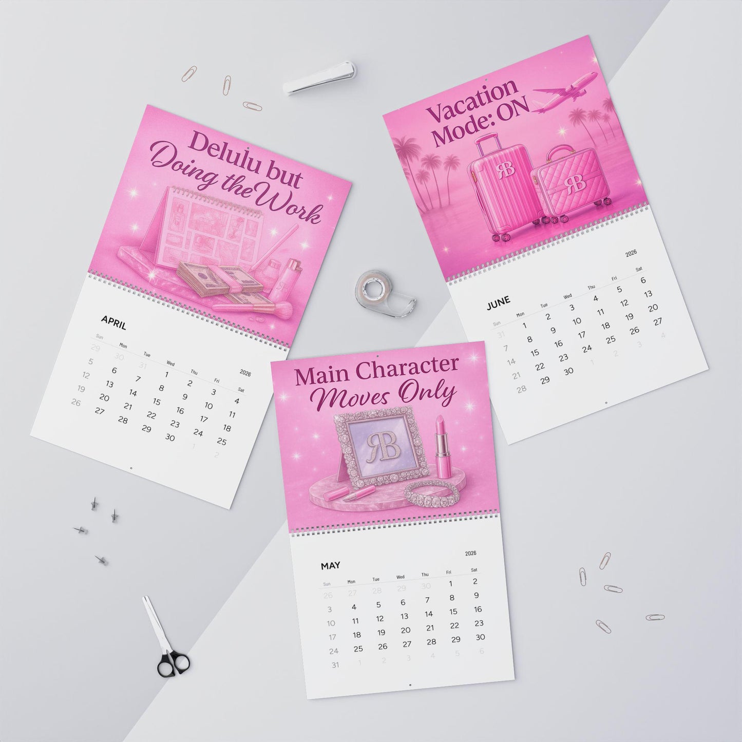 2026 Wall Calendar | Monthly Planner with Vibrant Images